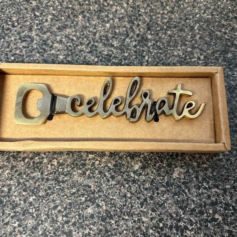 Metal Celebrate Bottle Opener